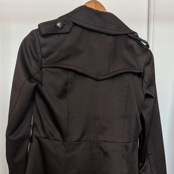 Zara trench coat brown satin finish - Picture 3 of 4